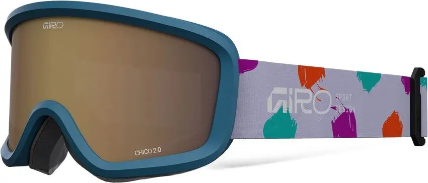 Dětské lyžařské brýle Giro Chico 2.0 - Teal Painted/Amber Rose uni