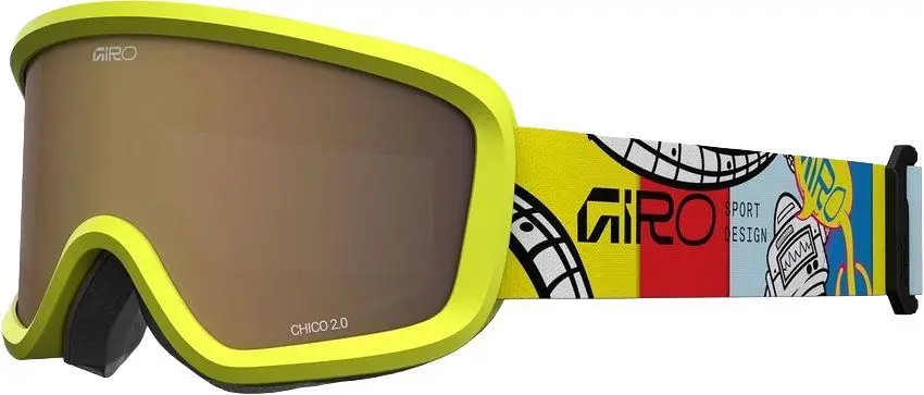 Dětské lyžařské brýle Giro Chico 2.0 - Yellow Robot/Amber Rose uni