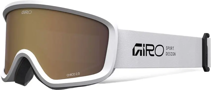 Dětské lyžařské brýle Giro Chico 2.0 - White Stacked/Amber Rose uni