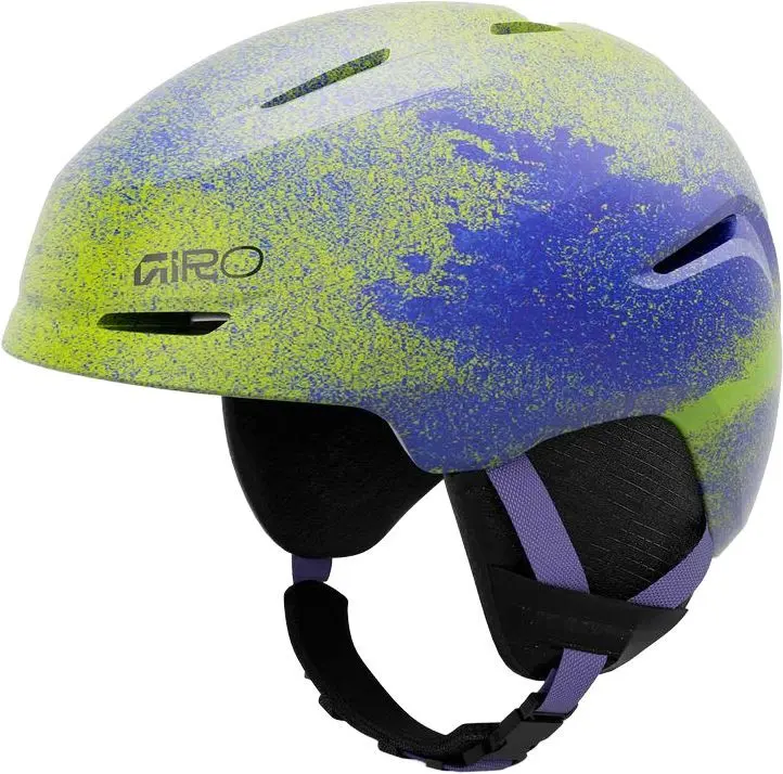 Dětská lyžařská helma Giro Spur - Mat Flo Green/Mauve S-(52-55.5)