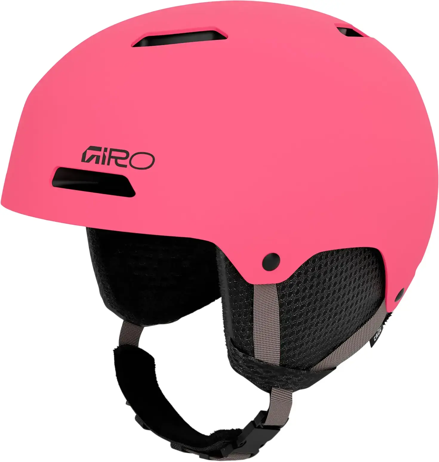 Dětská lyžařská helma Giro Crue - Mat Neon Pink M-(55.5-59)