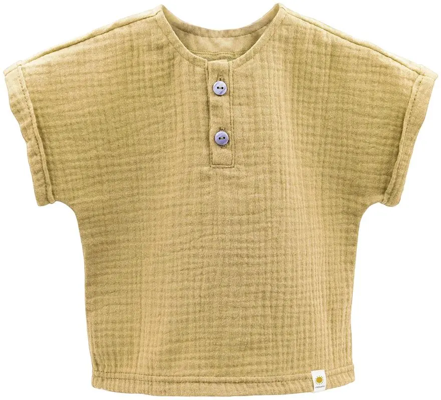 Dětské triko Maximo Gots Baby Boy-Shirt Short Arm - chai tea 62/68