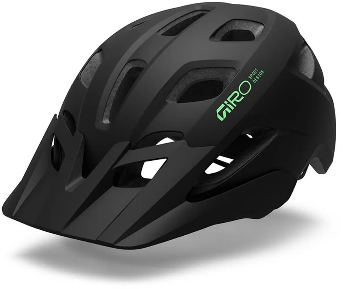 Dětská cyklistická helma Giro Tremor Child Mat Black/Vivid Green 47-54