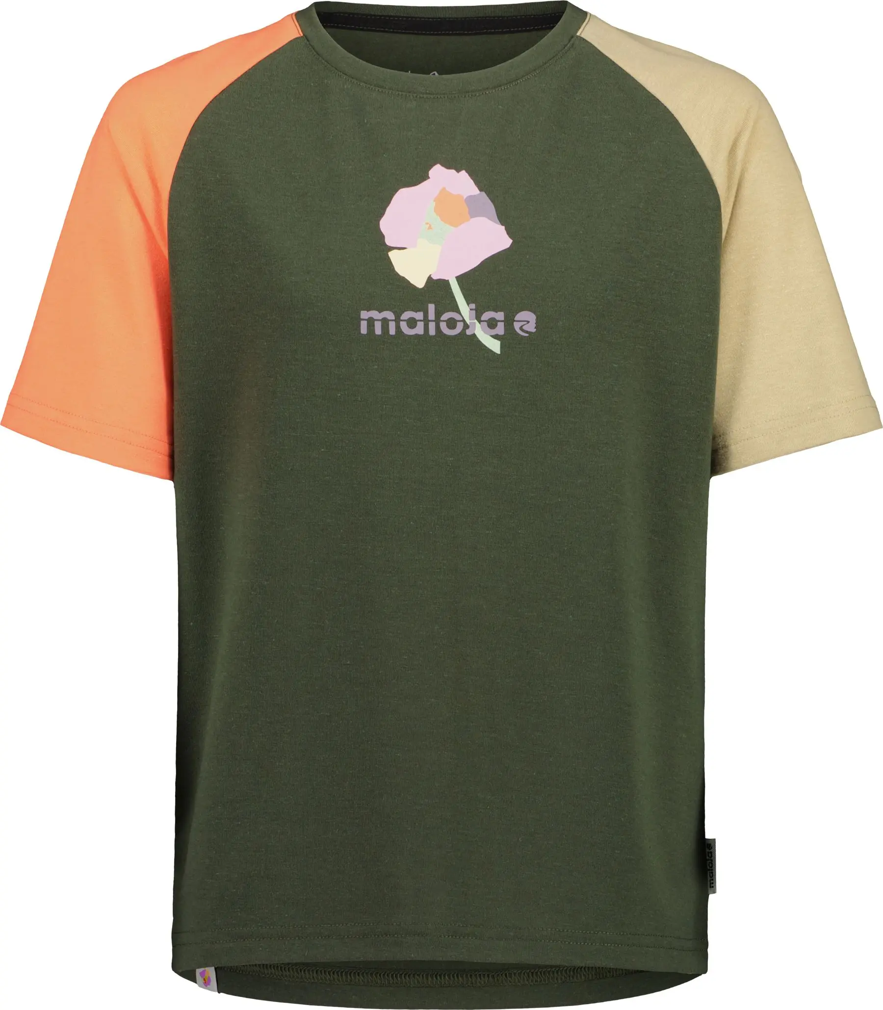 Dětský cyklistický dres Maloja ValspregnaG. - alpine woods multi 140-146