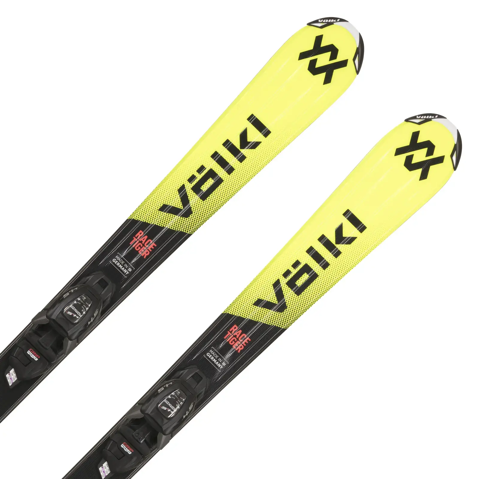 Dětské sjezdové lyže Völkl Racetiger Junior Yellow + 4.5 VMotion Jr 70
