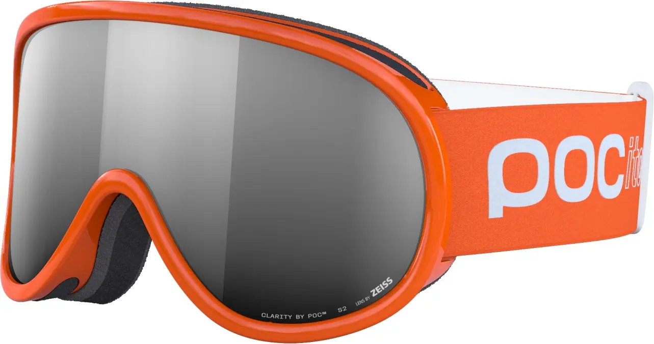 Dětské lyžařské brýle POCito Retina - Fluorescent Orange/Partly Sunny Silver uni