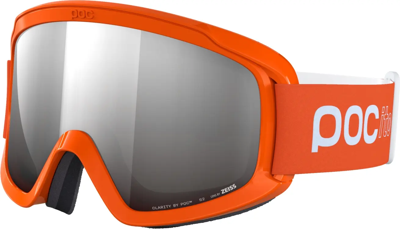 Dětské lyžařské brýle POCito Opsin - Fluorescent Orange/Partly Sunny Silver uni