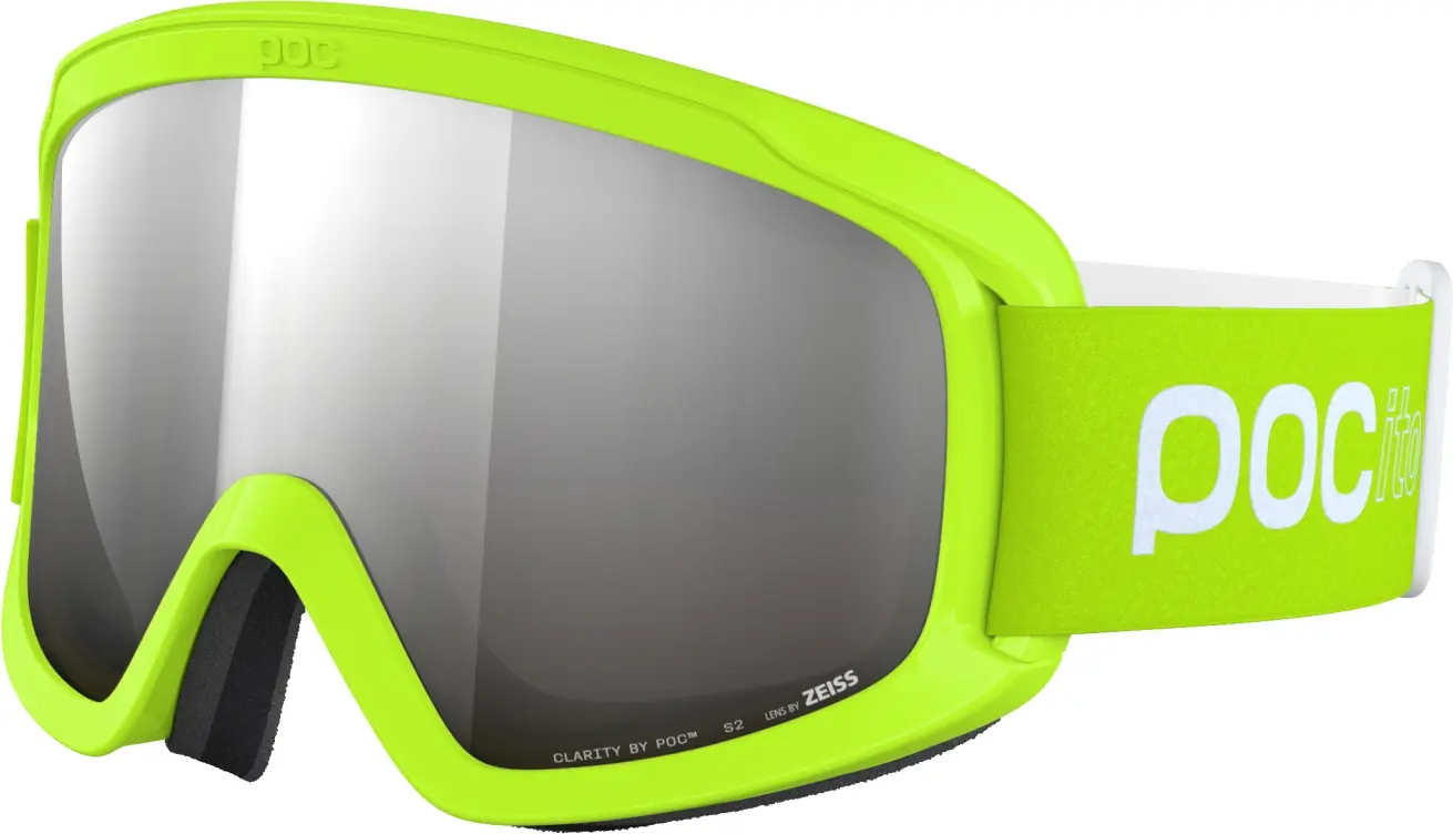 Dětské lyžařské brýle POCito Opsin - Fluorescent Yellow/Green/Partly Sunny Silver uni