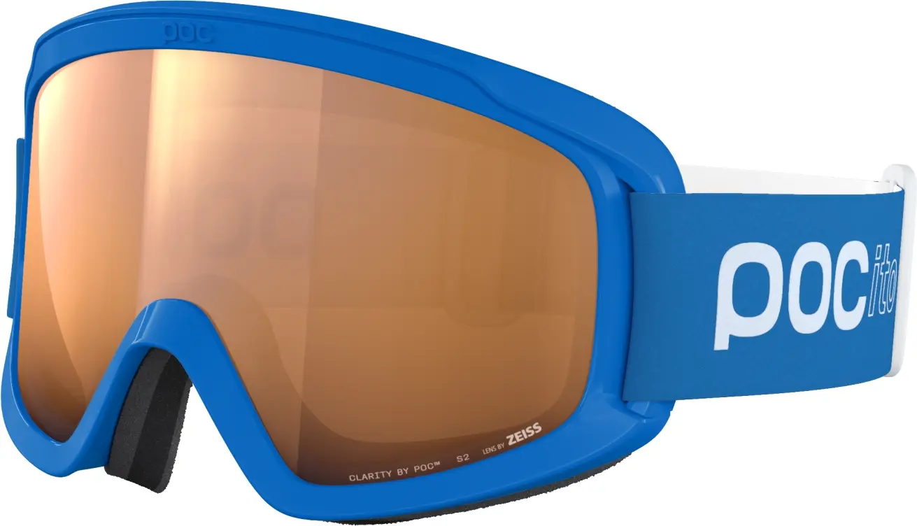 Dětské lyžařské brýle POCito Opsin - Fluorescent Blue/Partly Sunny Light Orange uni