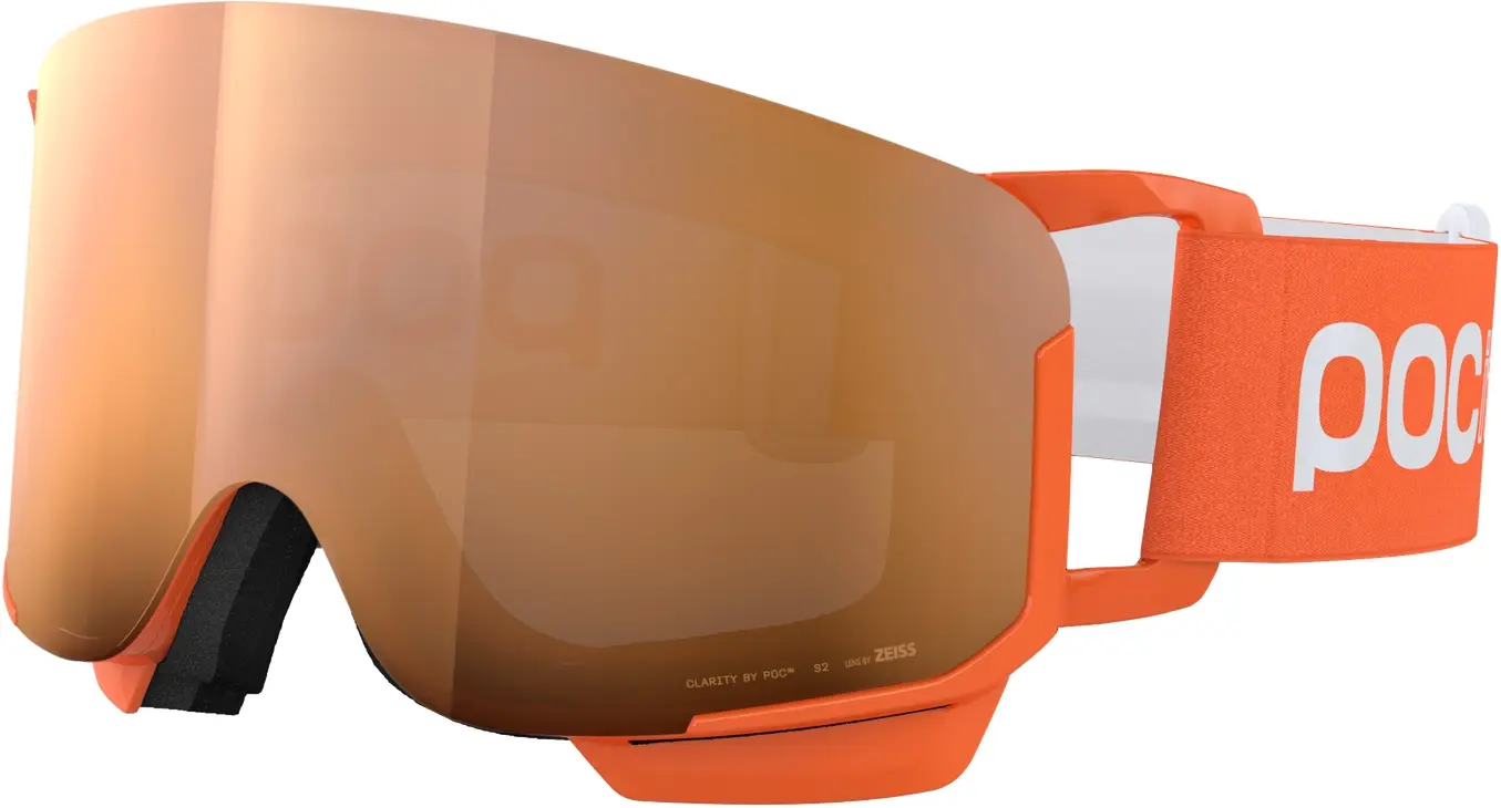 Dětské lyžařské brýle POCito Nexal - Fluorescent Orange/Partly Sunny Light Orange uni