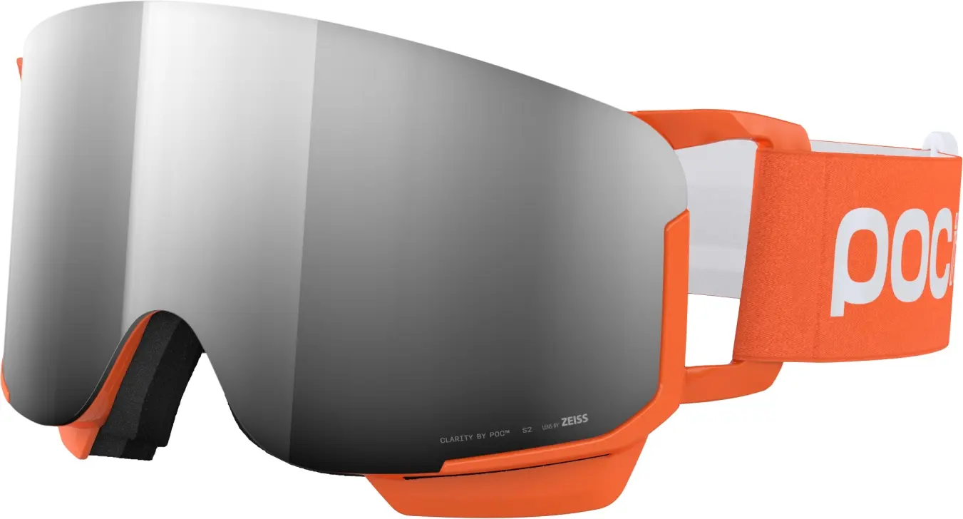 Dětské lyžařské brýle POCito Nexal - Fluorescent Orange/Partly Sunny Silver uni