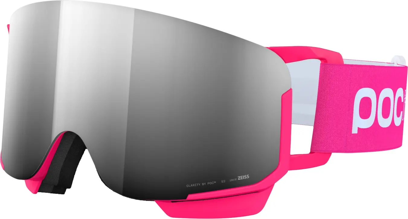 Dětské lyžařské brýle POCito Nexal - Fluorescent Pink/Partly Sunny Silver uni