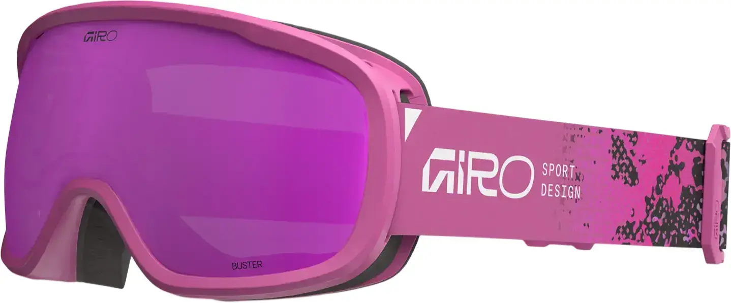Dětské lyžařské brýle Giro Buster - Neon Pink Surge Fade/Amber Pink uni