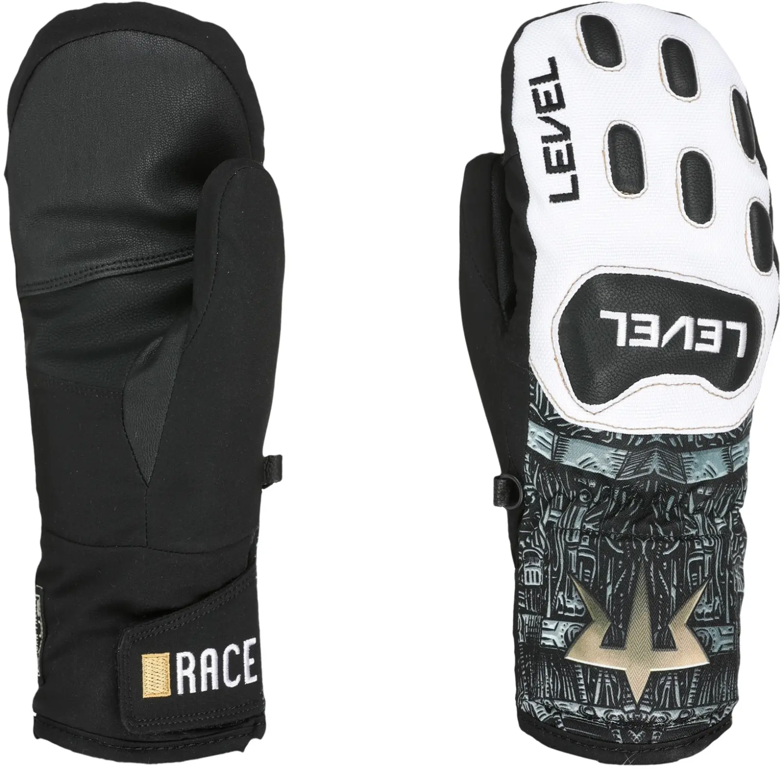 Dětské lyžařské palčáky Level Race JR Mitt - PK White 5