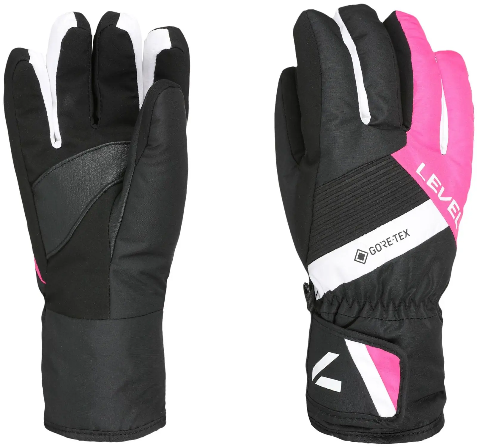 Dětské lyžařské rukavice Level Neo JR Gore-Tex - Fucsia 6,5