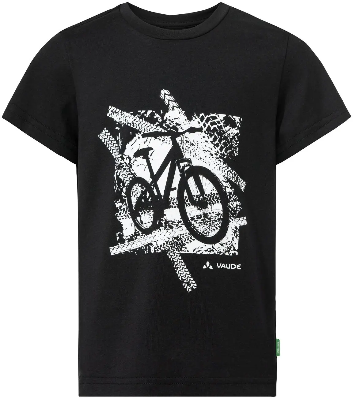 Dětské tričko Vaude Kids Lezza T-Shirt - black/white 92