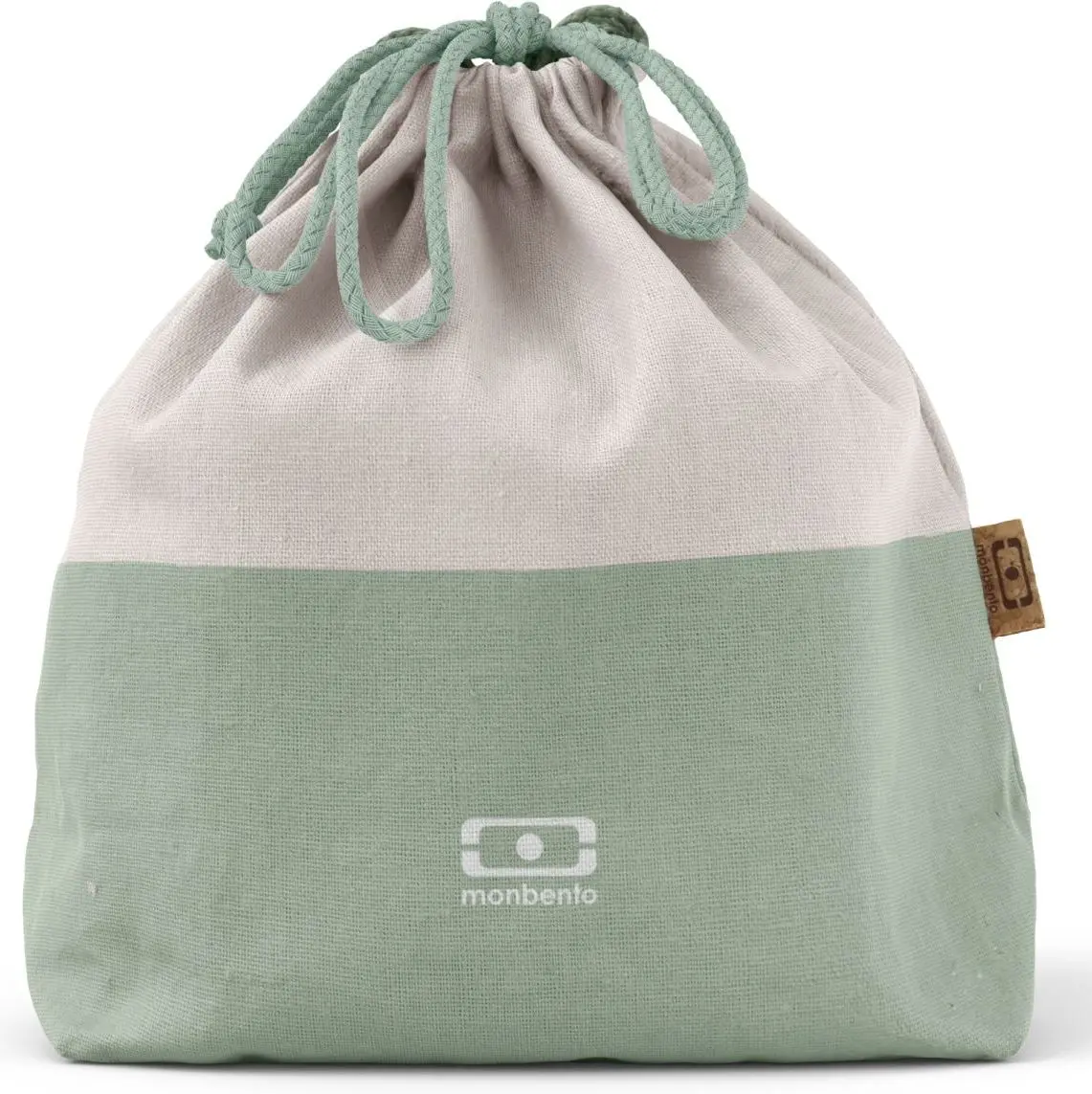 Sáček na svačinový box Monbento Pochette L - zelený uni