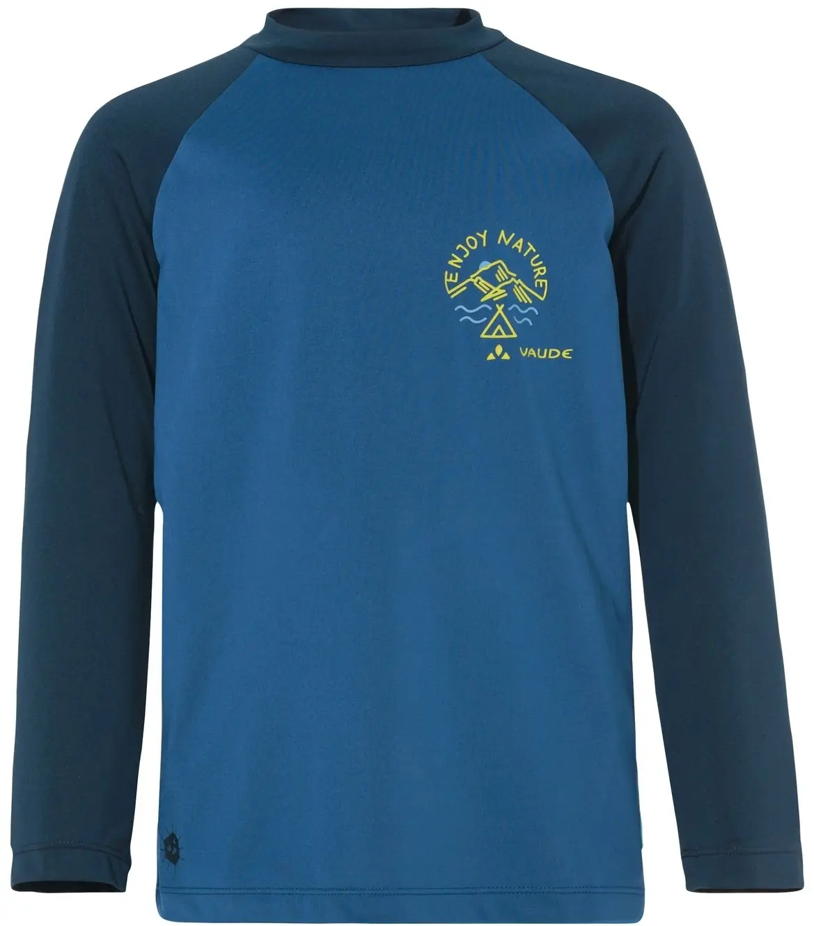 Dětské triko s dlouhým rukávem Vaude Kids Solaro LS T-Shirt III - ultramarine 92