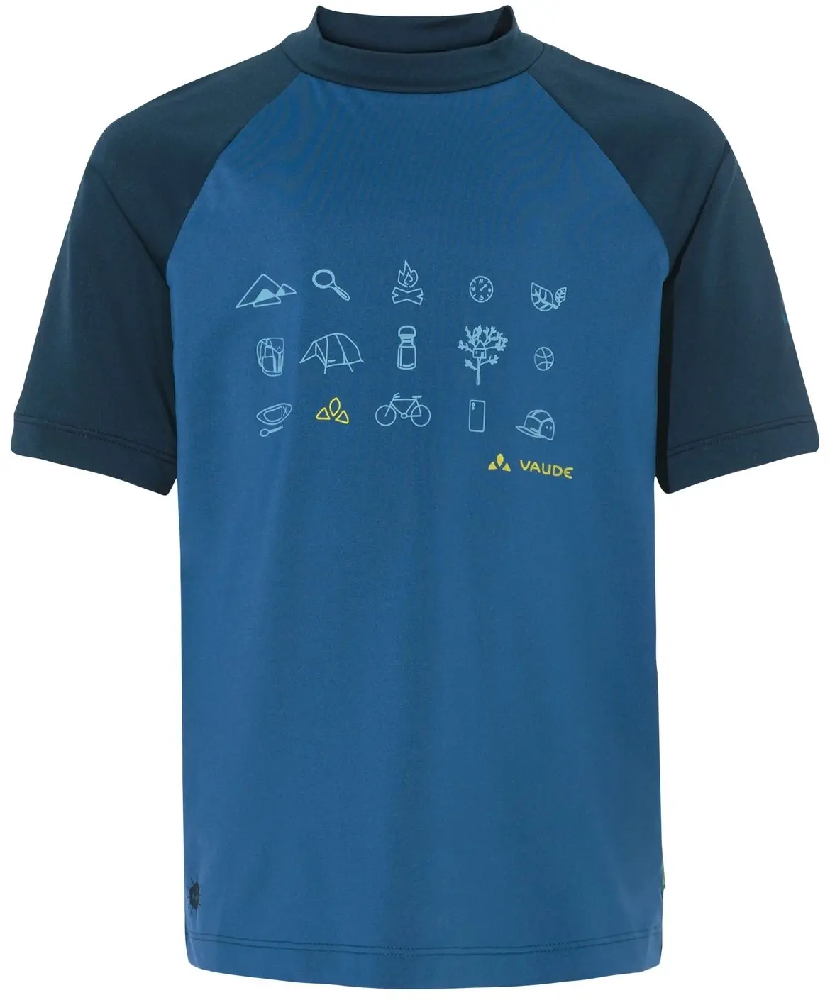 Dětské triko s krátkým rukávem Vaude Kids Solaro T-Shirt III - ultramarine 92