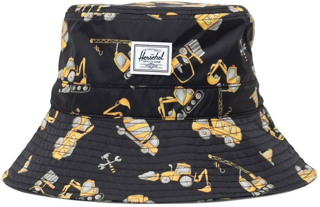 Dětský klobouček Herschel Beach UV Toddler Bucket Hat 2-4 Years - Construction Site