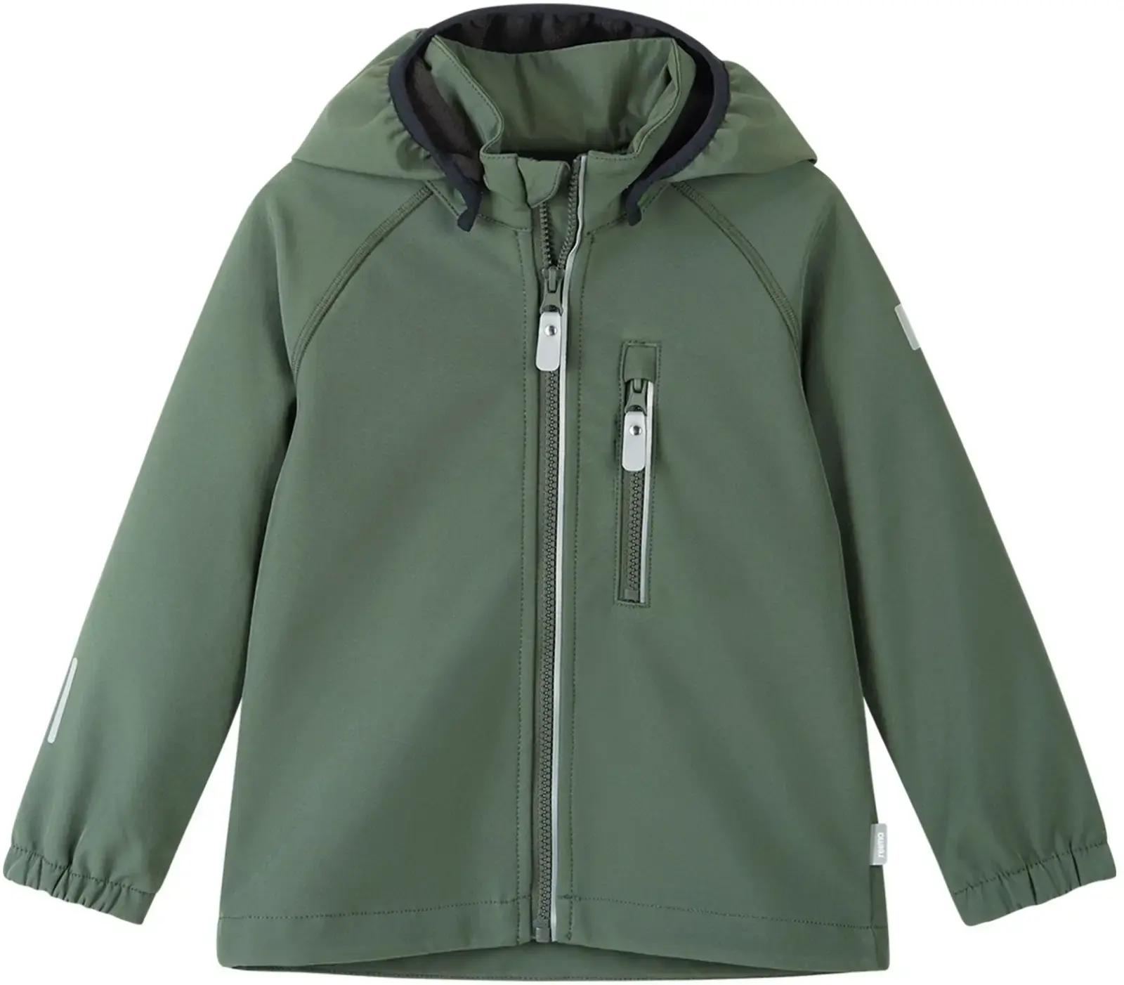 Dětská softshellová bunda Reima Vantti - thyme green 104