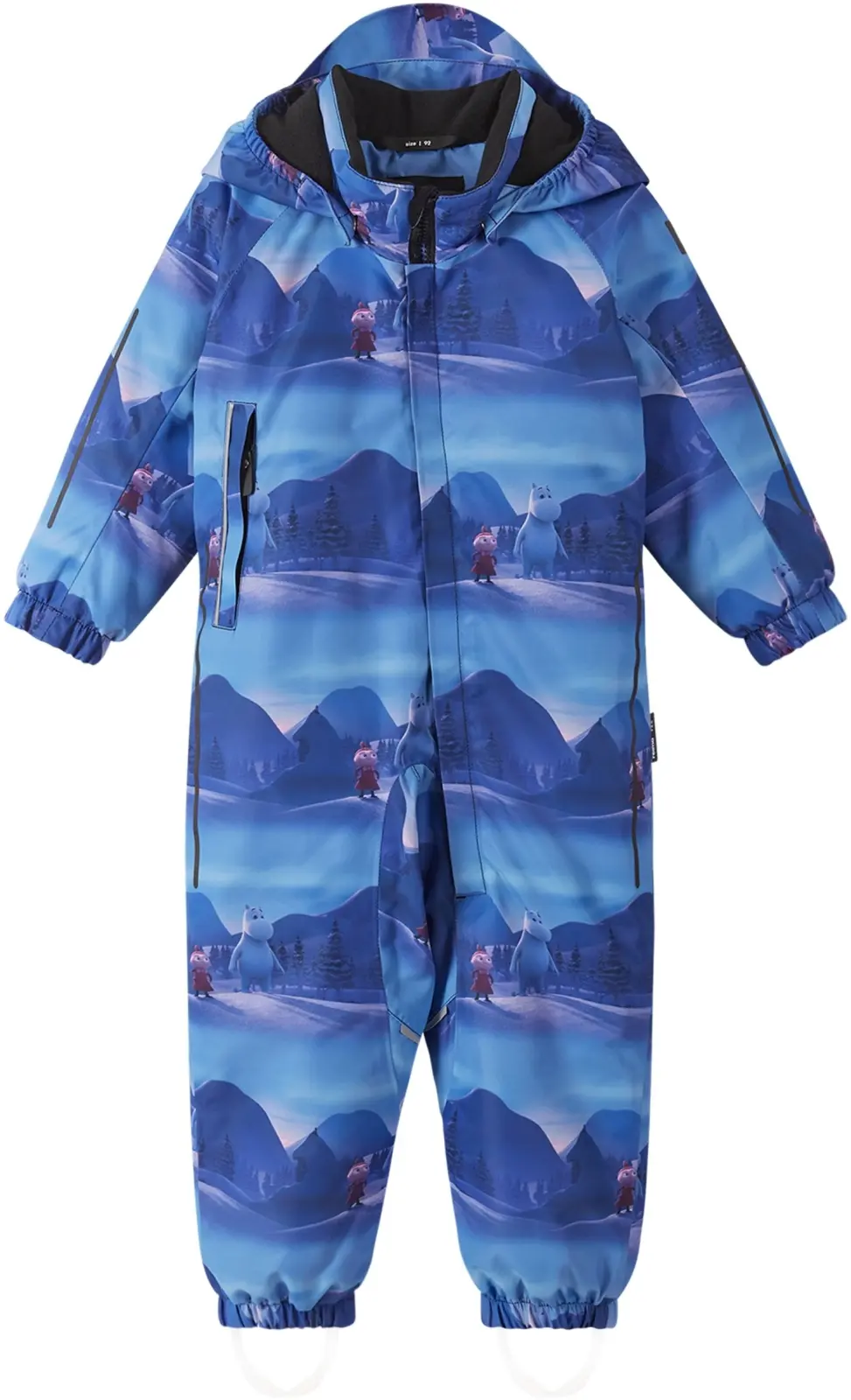 Dětský zimní overal s membránou Reima Moomin Lyster - Frozen Blue 92