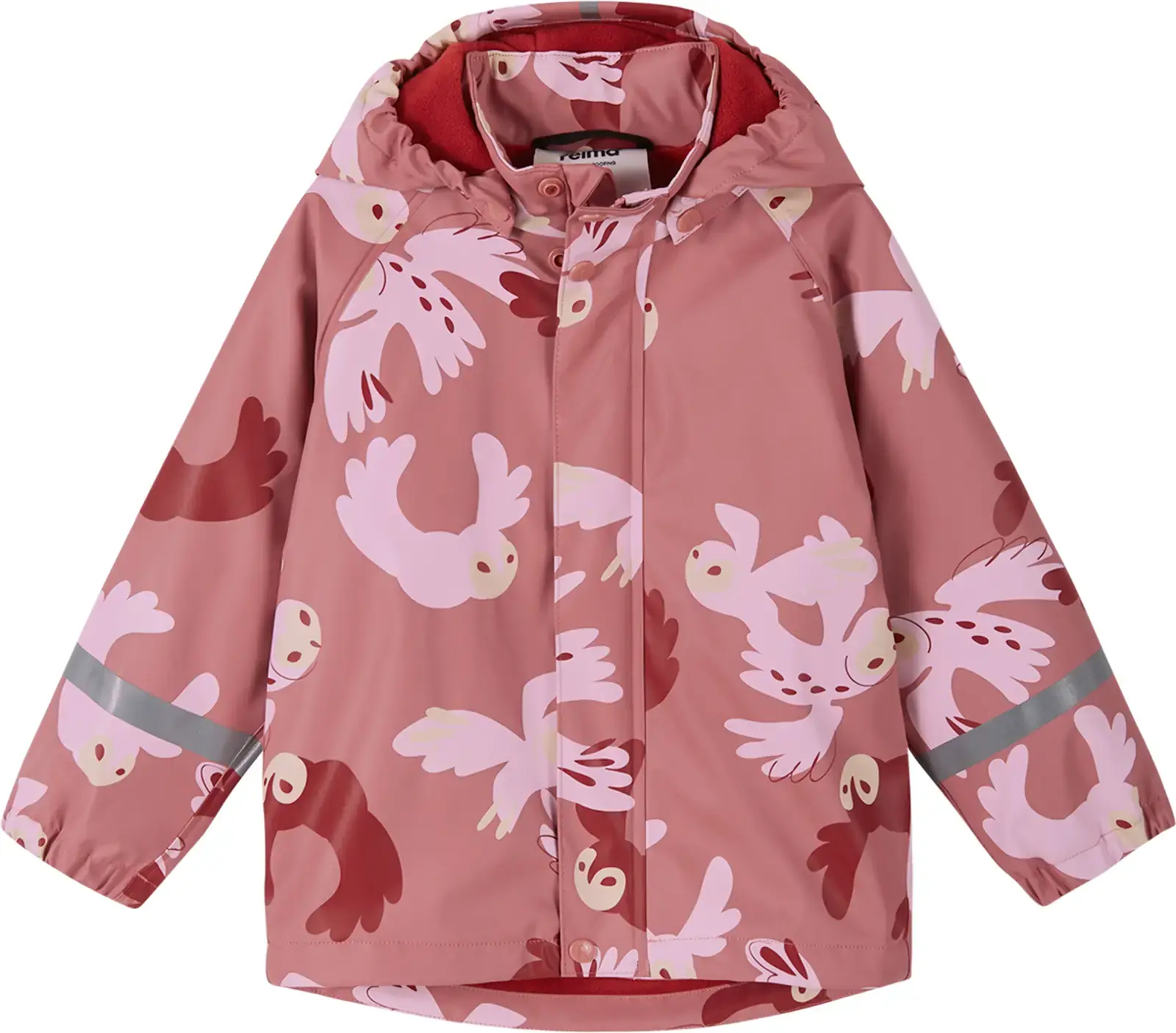 Dětská bunda do deště Reima Koski - rose blush 122