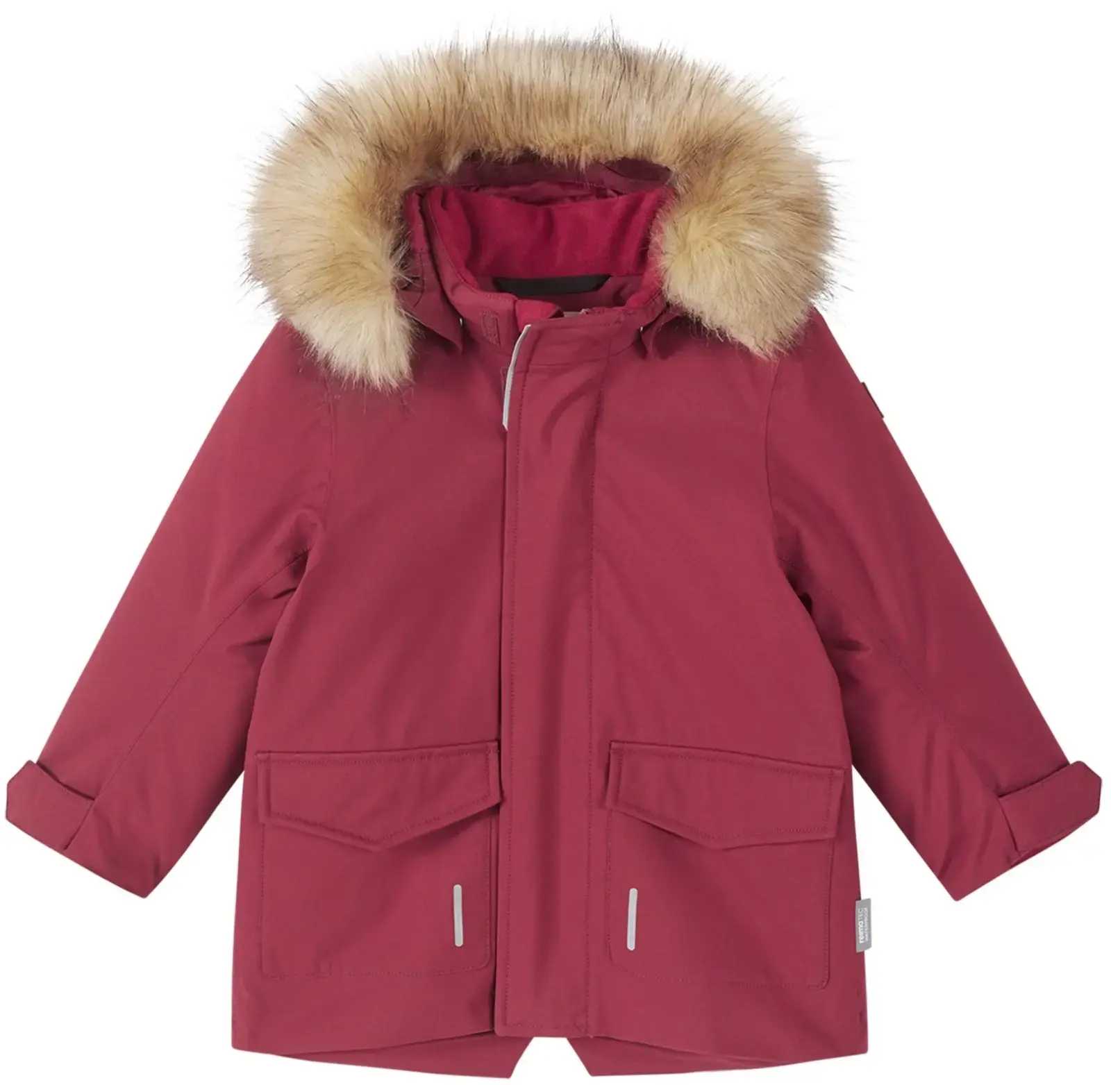 Dětská zimní bunda s membránou Reima Mutka - maroon 110