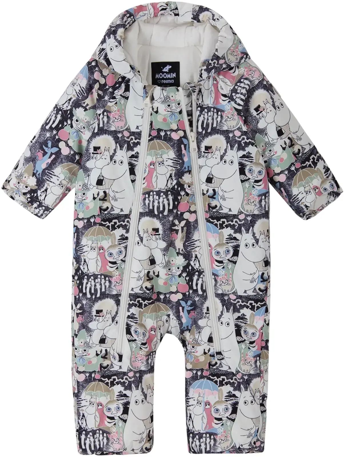 Dětský zimní overal Reima Moomin Knytte - off white 62-68