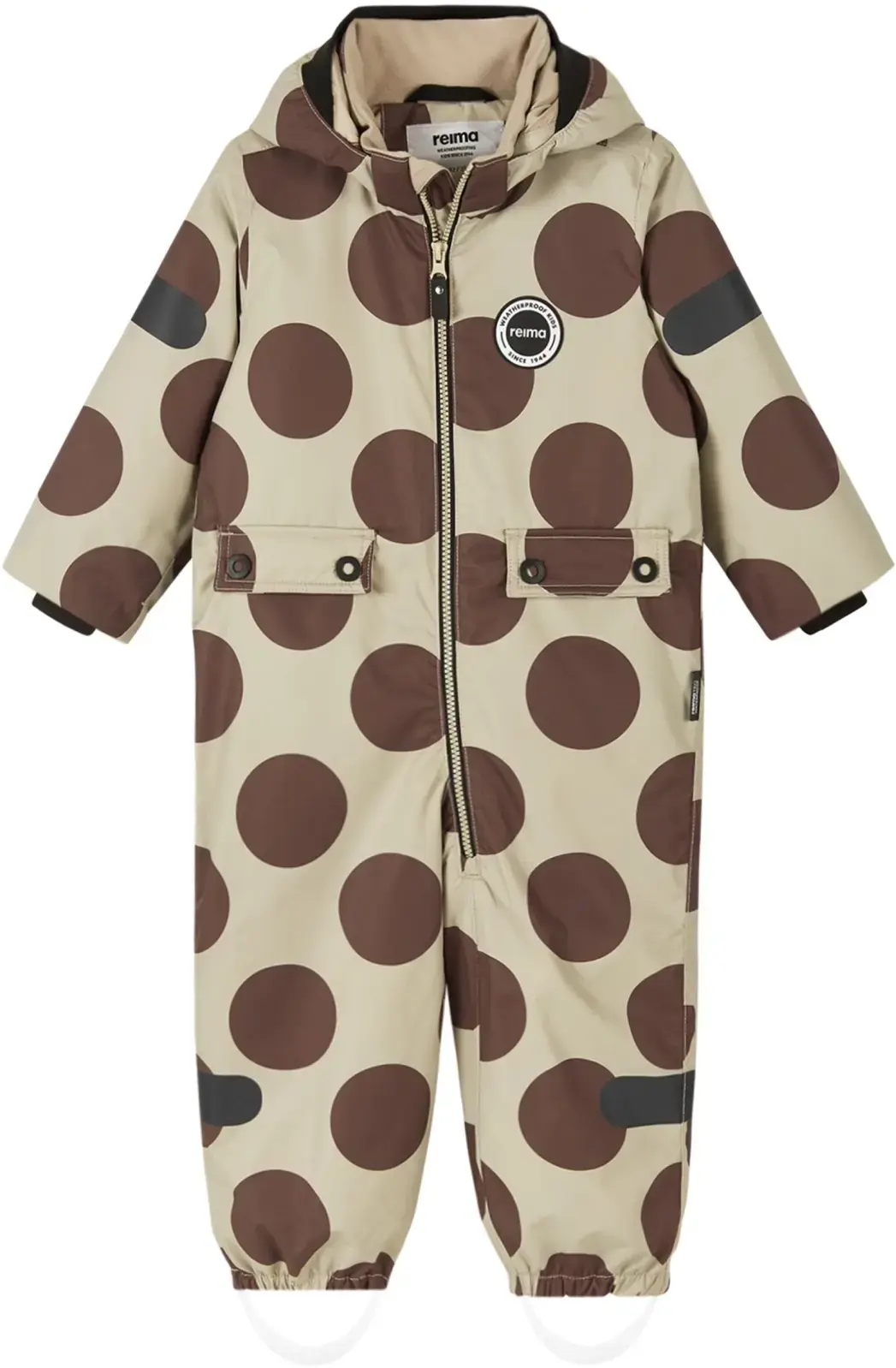 Dětský membránový overal Reima Marte Mid - earthy beige 92