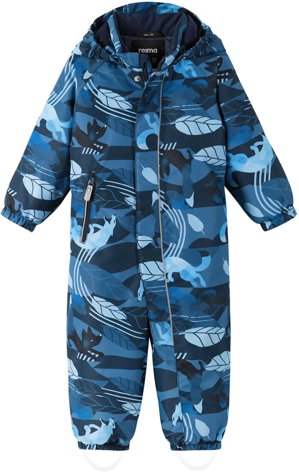 Dětský zimní overal s membránou Reima Puhuri - Navy 74