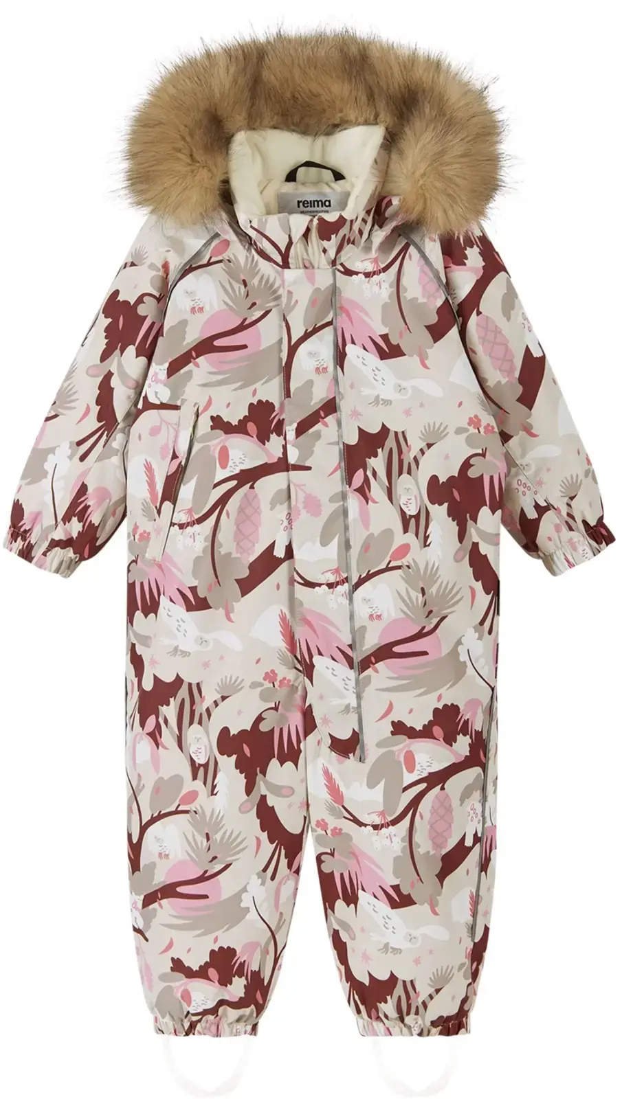 Dětský zimní overal s membránou Reima Lappi - birch beige 98