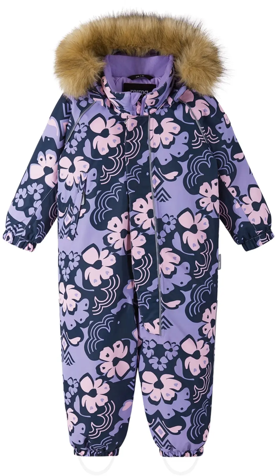 Dětský zimní overal s membránou Reima Lappi - Lilac amethyst 74