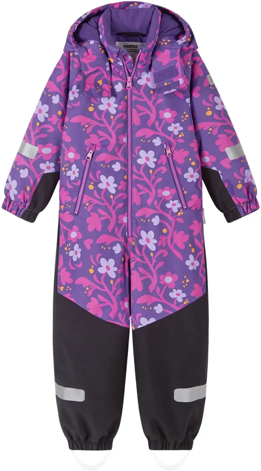 Dětský zimní overal s membránou Reima Kurikka - plum purple 116