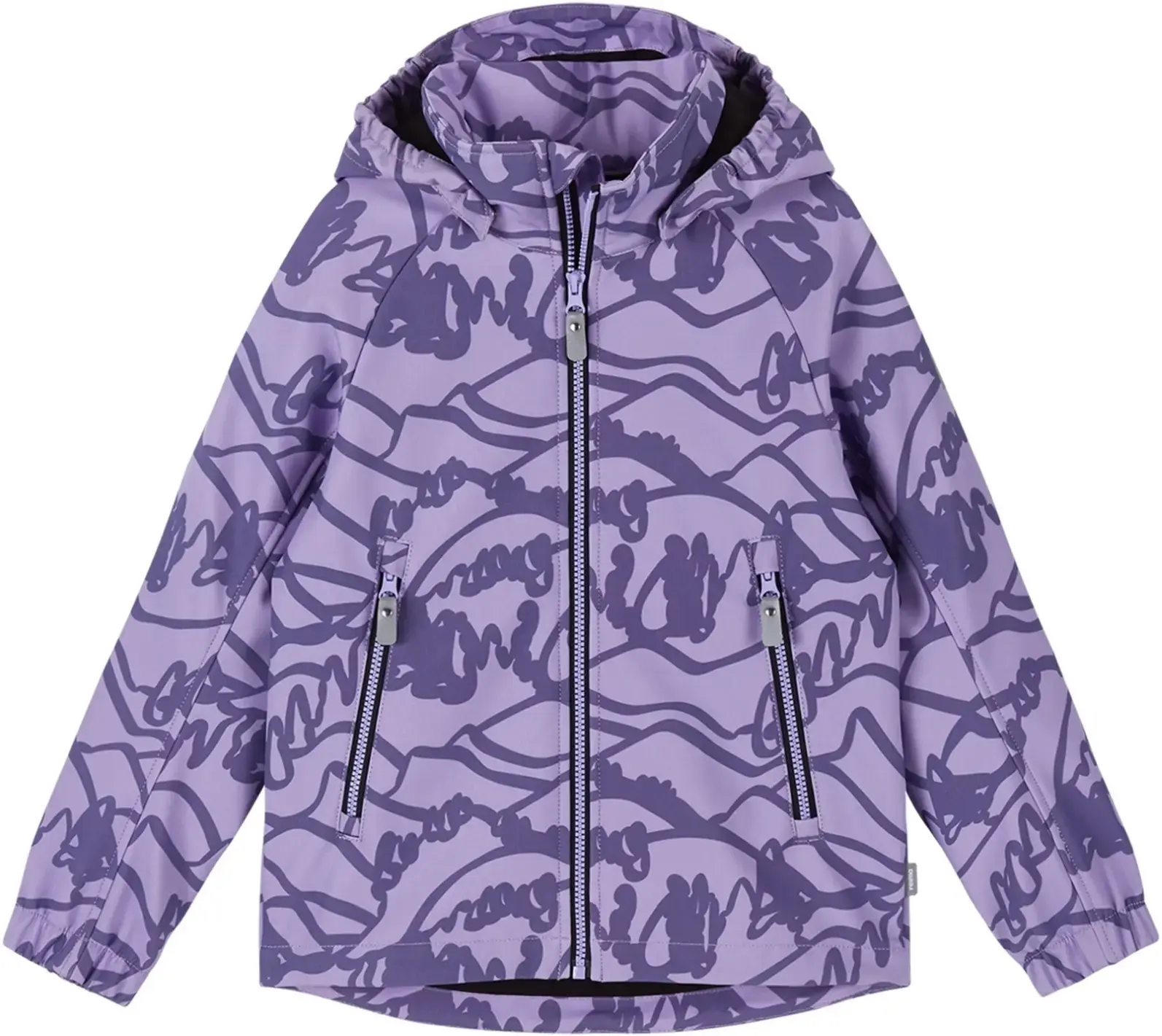 Dětská softshellová bunda Reima Aitoo - blooming lilac 164