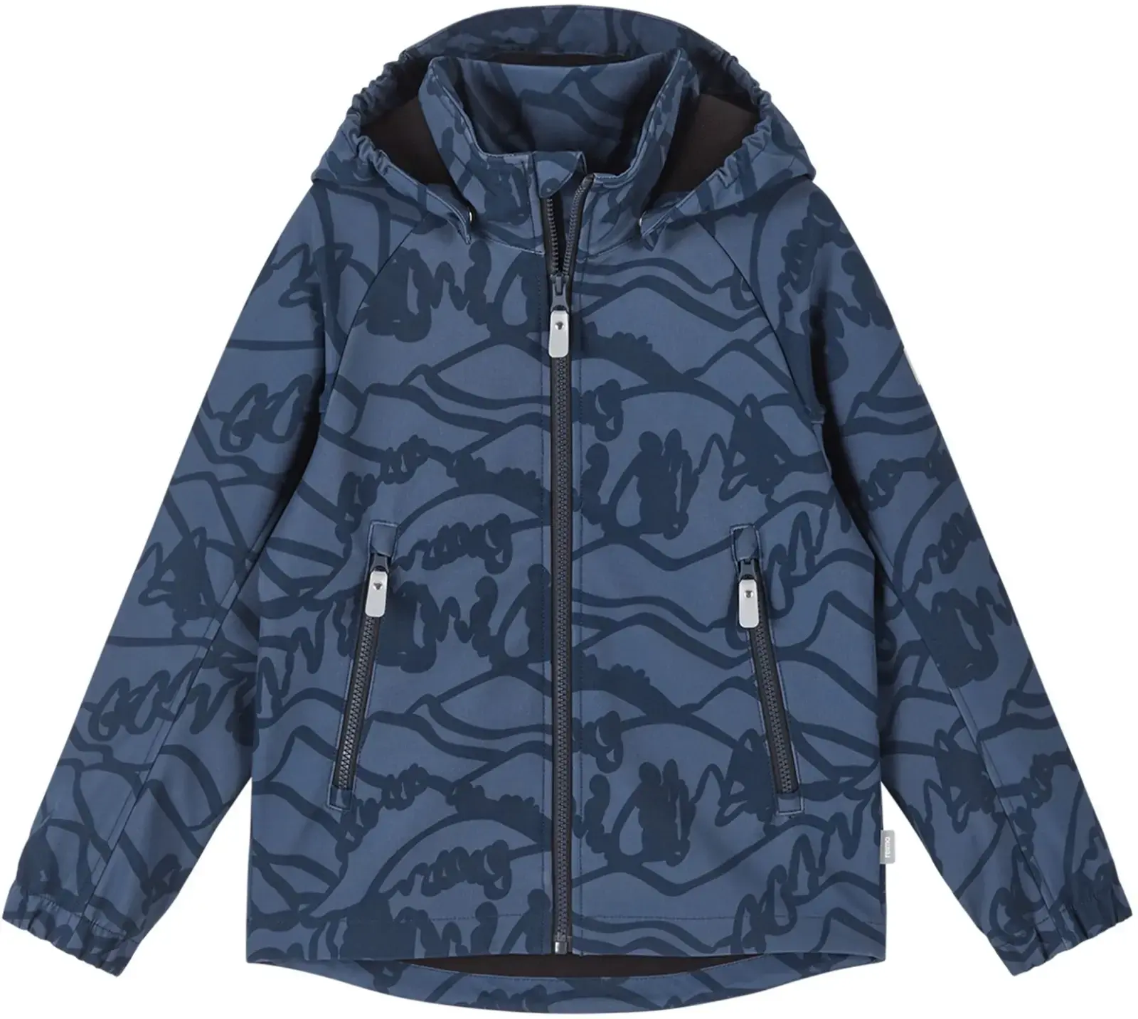 Dětská softshellová bunda Reima Aitoo - navy 158