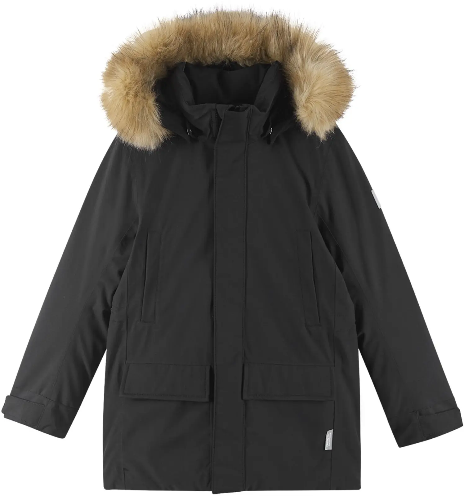 Dětská péřová bunda s membránou Reima Serkkula - Black 146
