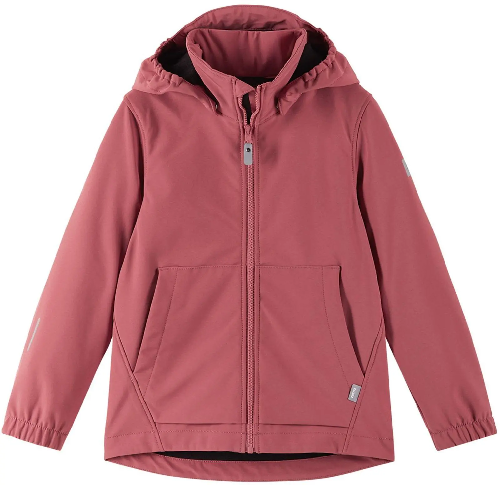 Dětská softshellová bunda Reima Koivula - Red Clay 158