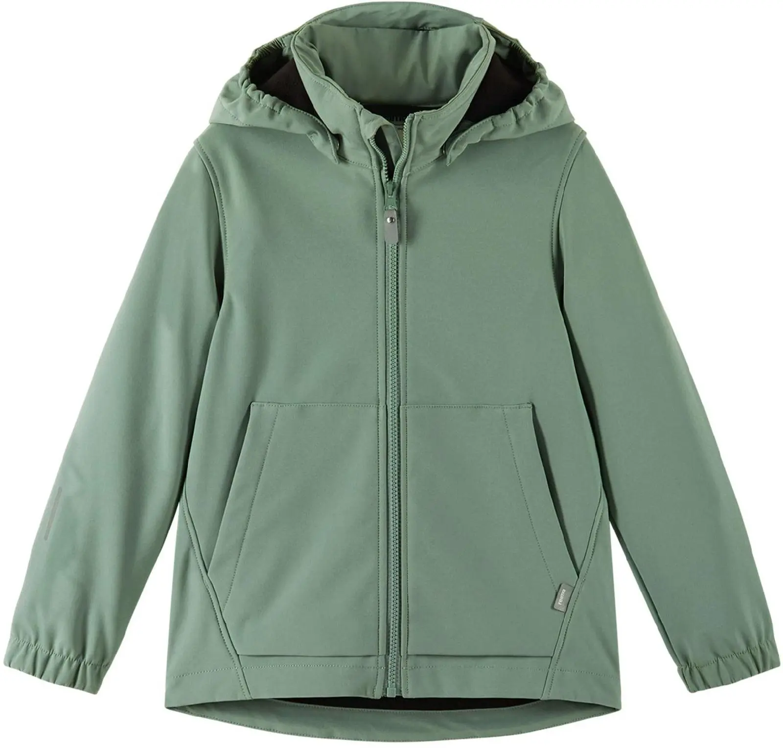 Dětská softshellová bunda Reima Koivula - Stone Green 158