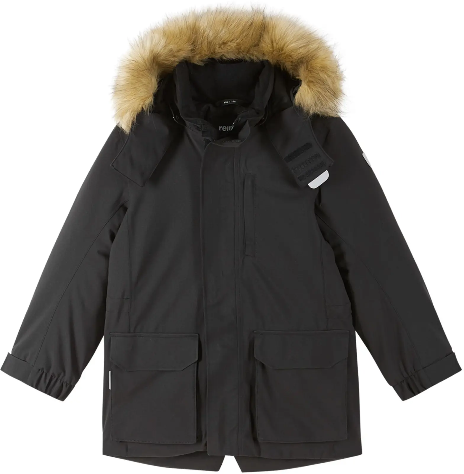 Dětská zimní bunda s membránou Reima Ajaton - Black 104
