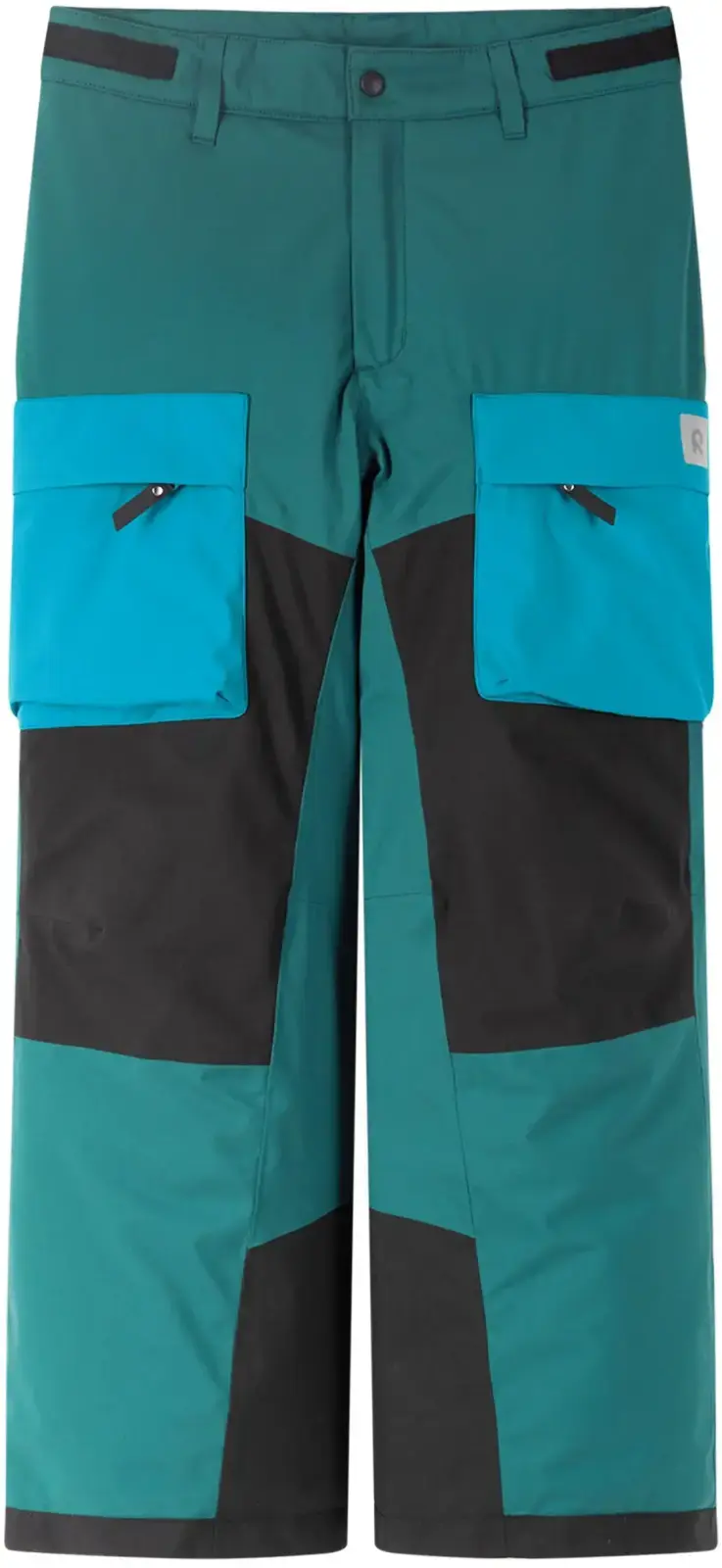 Dětské membránové zimní kalhoty Reima Viekkala - dark teal 134