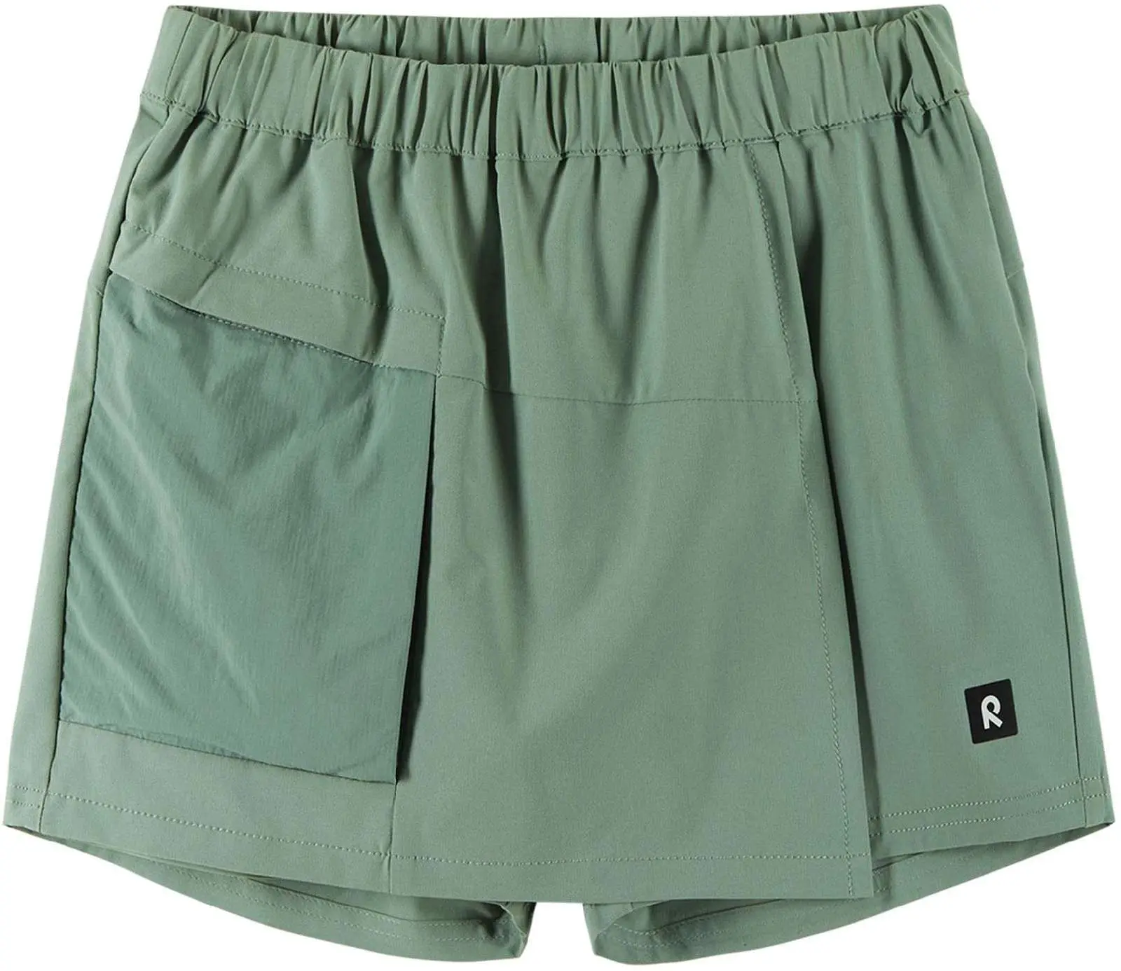 Dívčí sukně s kraťasy Reima Hamos - Stone Green 116