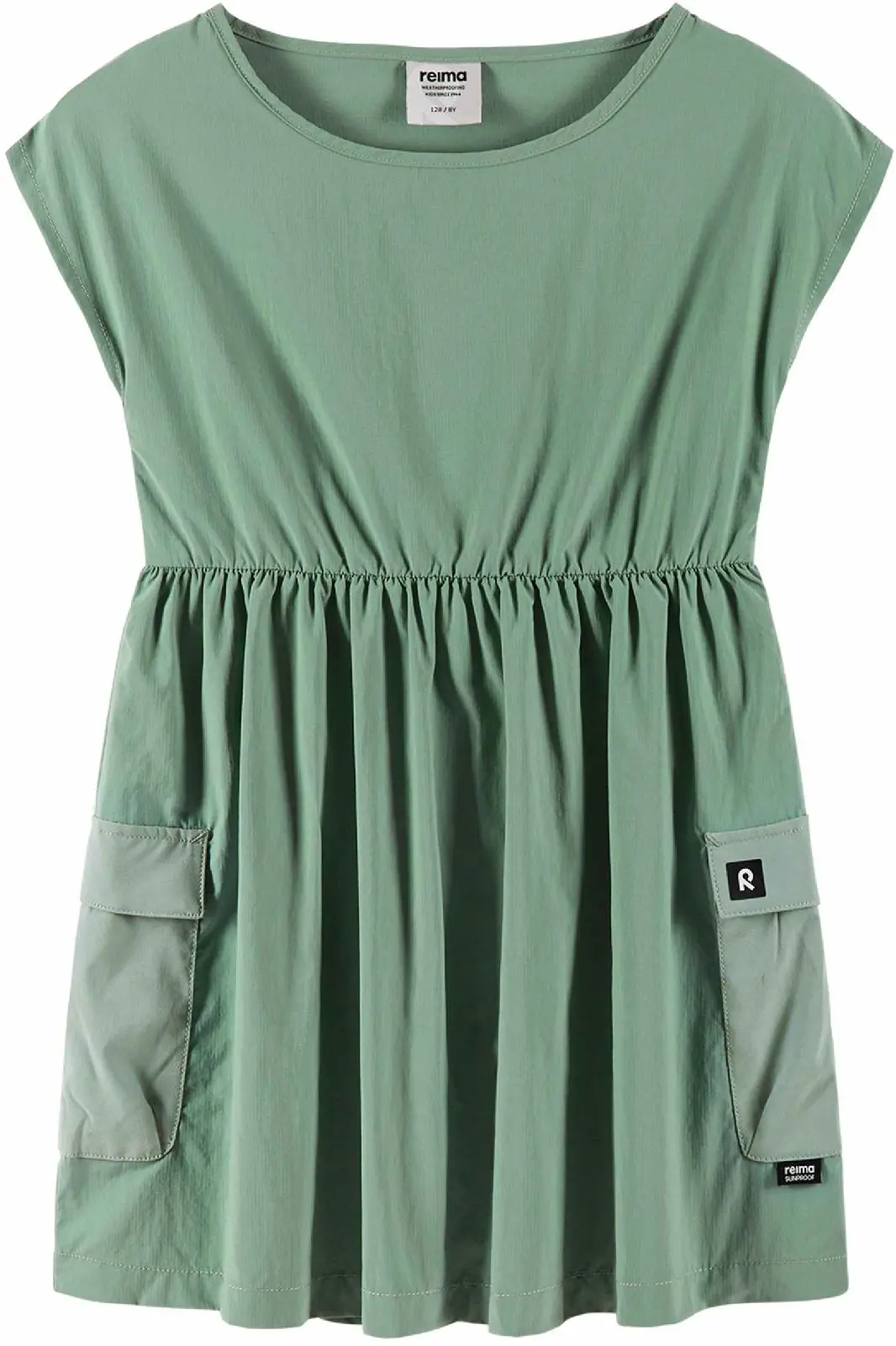 Dětské šaty Reima Mallikas - Stone Green 110