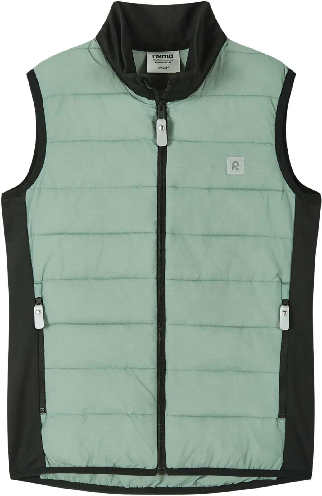 Dětská hybridní vesta Reima Tikkeri - Stone Green 158