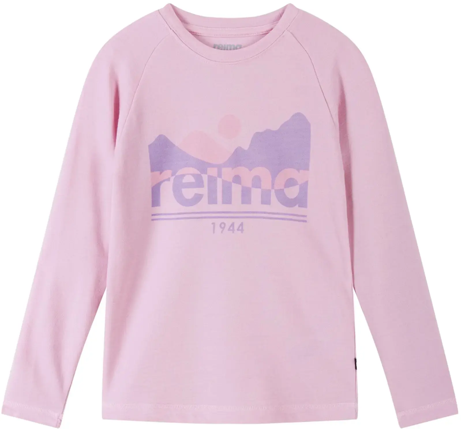 Dětské tričko s dlouhým rukávem Reima Viisas - light heather 110