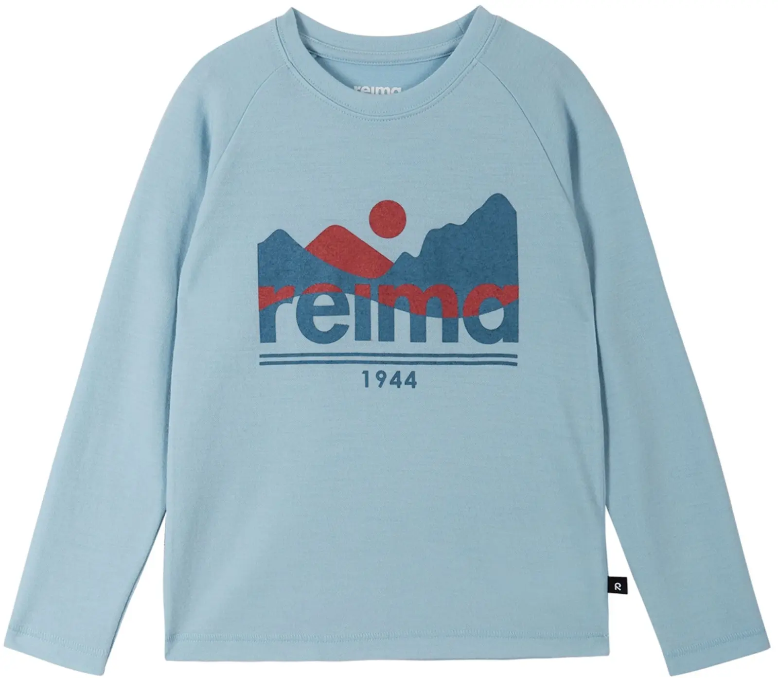 Dětské tričko s dlouhým rukávem Reima Viisas - Frozen Blue 128