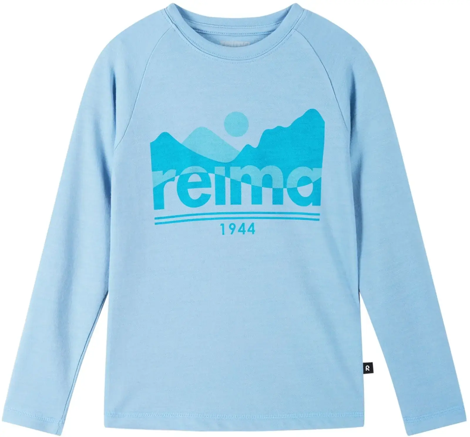 Dětské tričko s dlouhým rukávem Reima Viisas - Cloudy Blue 110