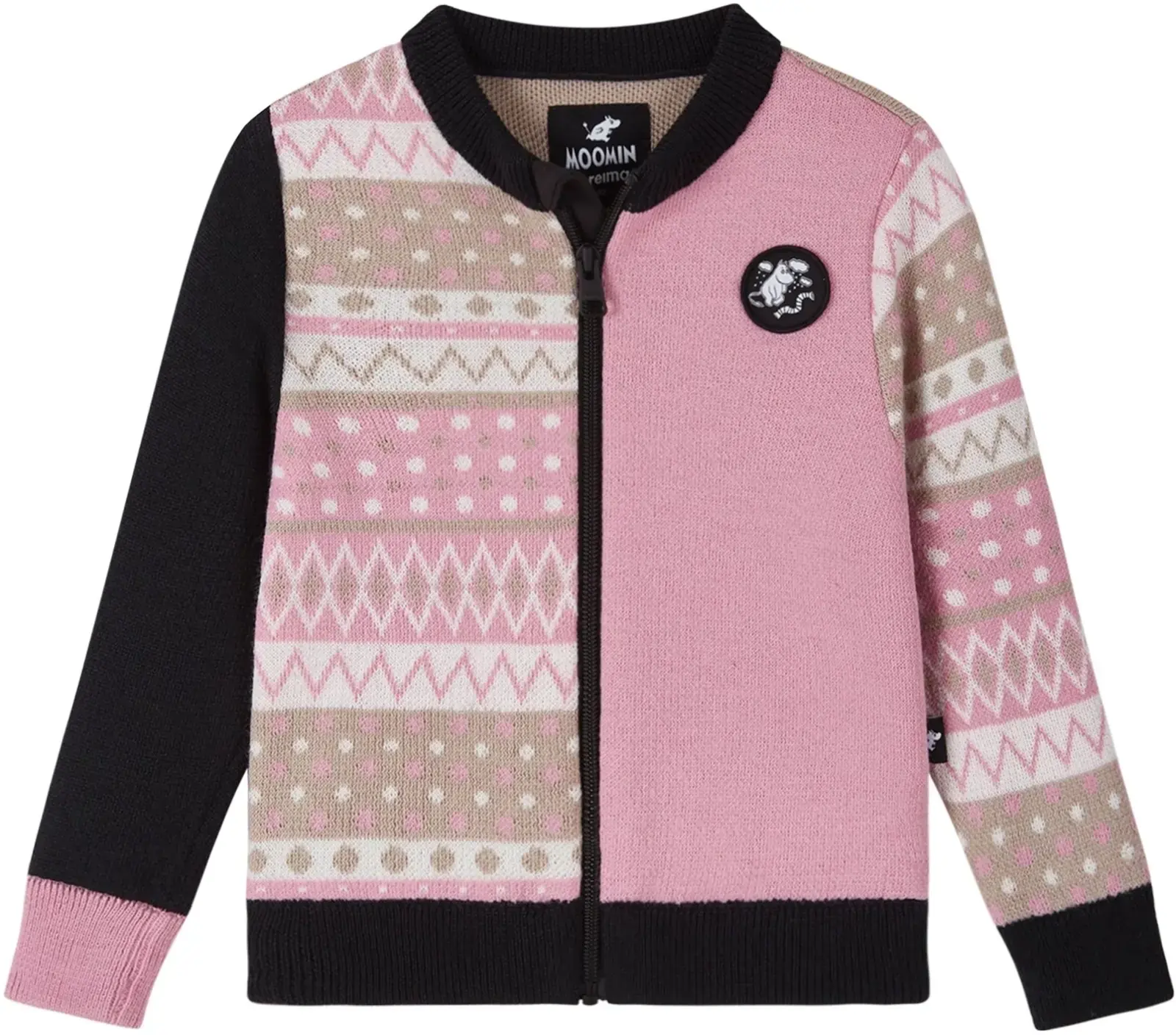 Dětský svetr Reima Moomin Idelar - grey pink 104