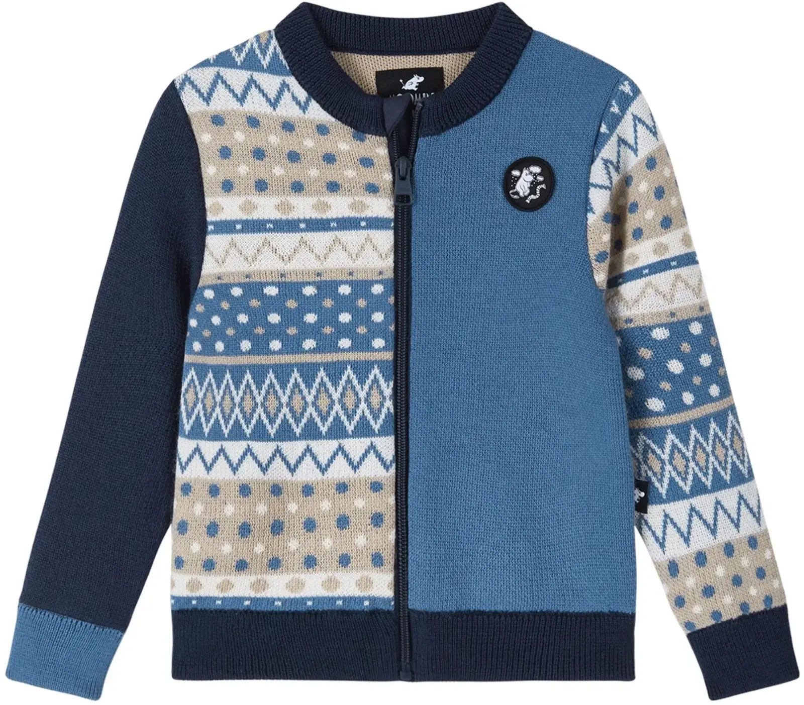 Dětský svetr Reima Moomin Idelar - blue ocean 104
