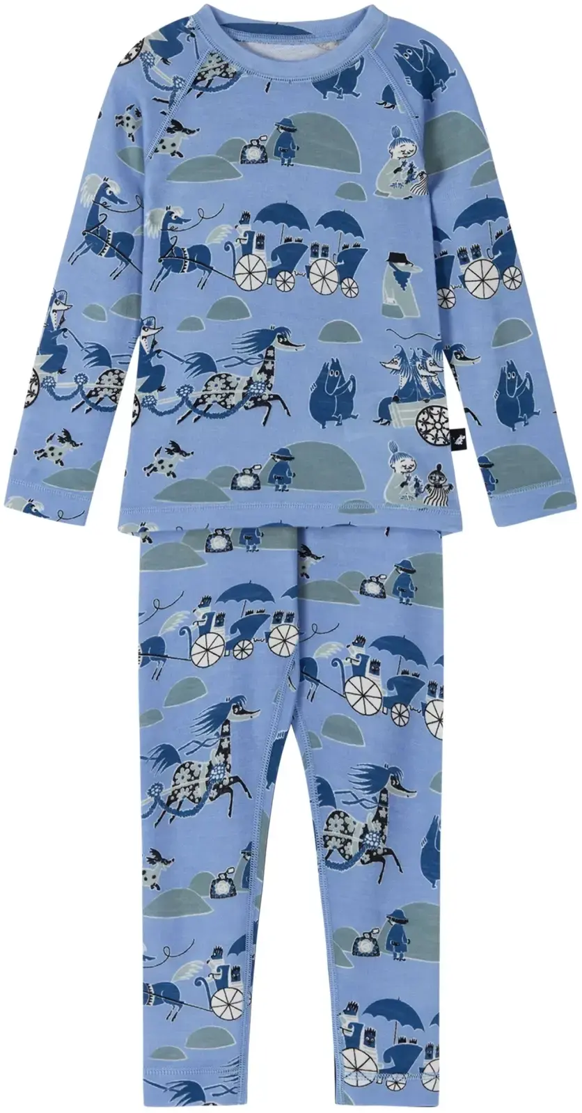 Set dětského funkčního prádla Reima Moomin Trivsam - airy blue 110